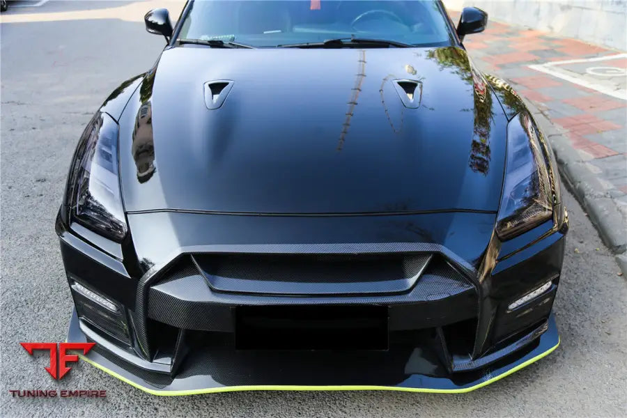 NISSAN GTR R35 CBA & DBA & EBA CARBON FIBER HOOD SCOOP (4 PCS) BSD