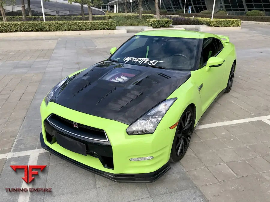 NISSAN GTR R35 CBA/DBA IMP PERFORMANCE CARBON FIBER HOOD BSD