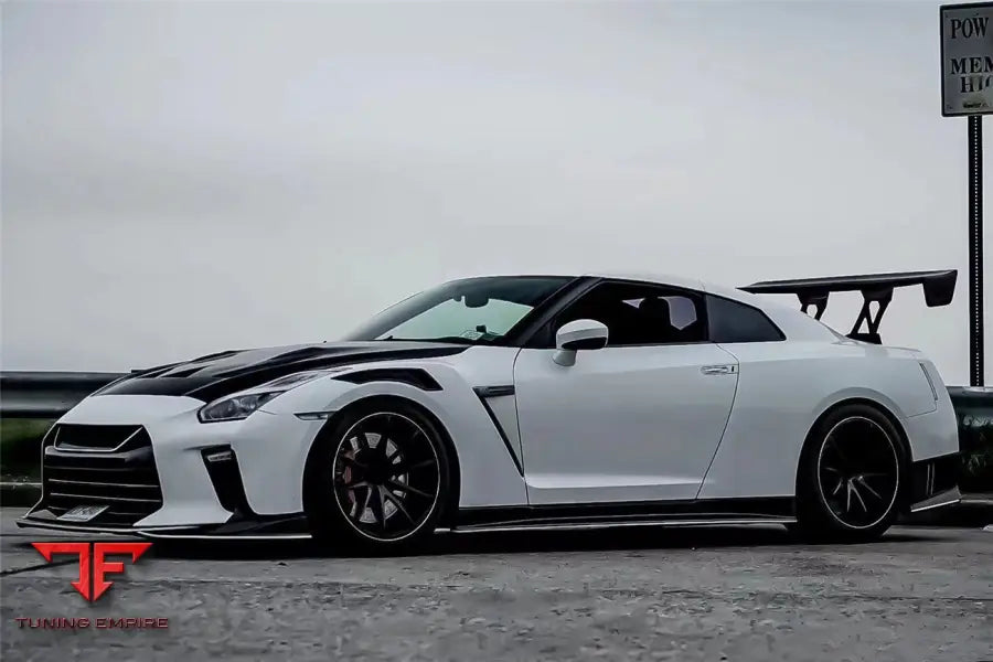 NISSAN GTR R35 CBA/DBA ZEL STYLE CARBON FIBER SIDE SKIRTS BSD
