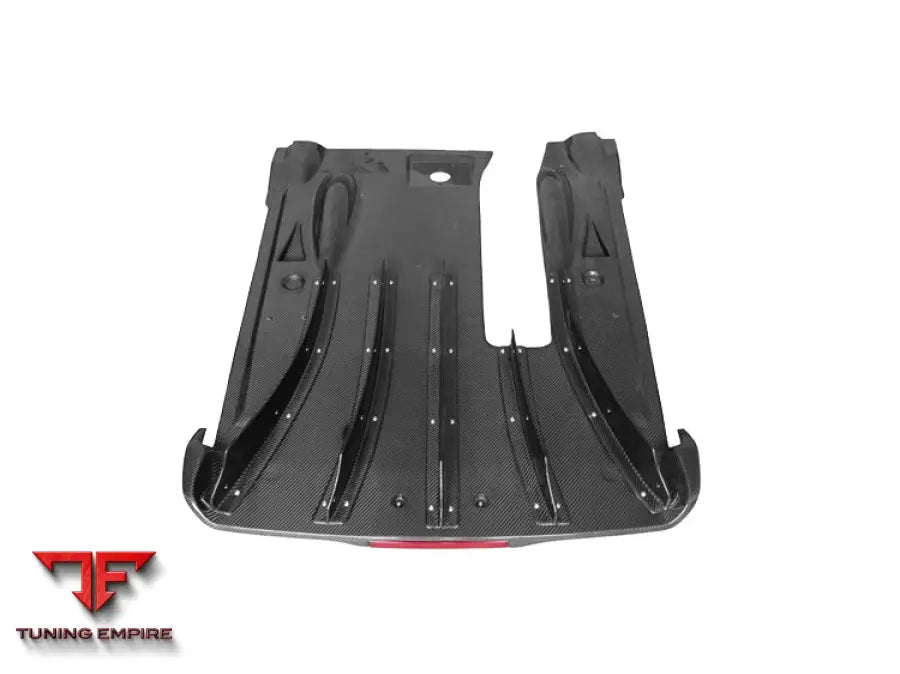NISSAN GTR R35 DBA & EBA NSM STYLE CARBON FIBER REAR DIFFUSER WITH CANARDS & BREAK LIGHT BSD