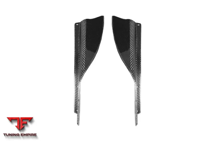 NISSAN GTR R35 DBA MINES STYLE CARBON FIBER FRONT CANARDS BSD