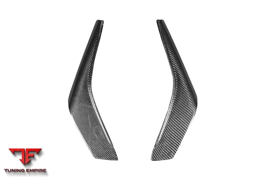 NISSAN GTR R35 DBA MINES STYLE CARBON FIBER FRONT CANARDS BSD