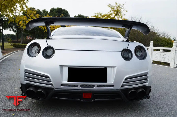 NISSAN GTR R35 DBA VA STYLE REAR DIFFUSER WITH LED LIGHT BSD