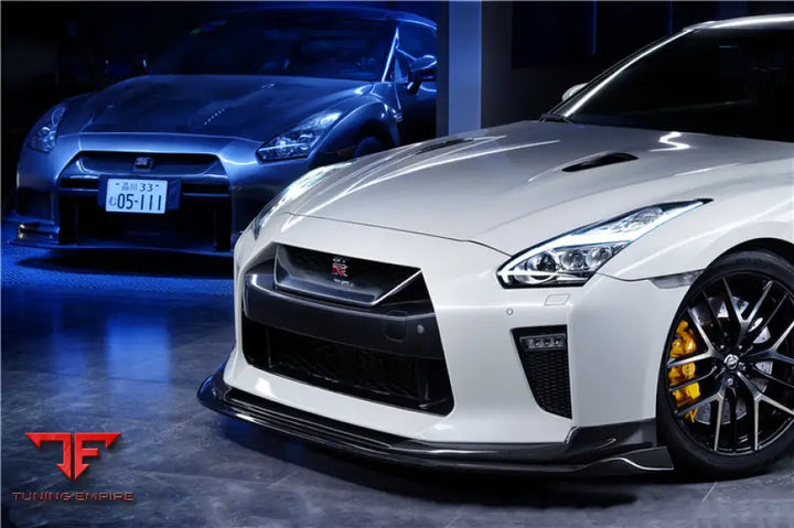 NISSAN GTR R35 EBA BKSS STYLE CARBON FIBER FRONT LIP BSD