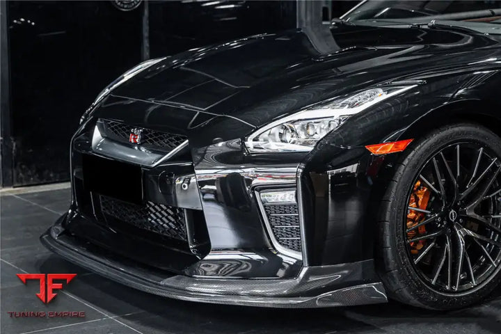 NISSAN GTR R35 EBA BKSS STYLE CARBON FIBER FRONT LIP BSD