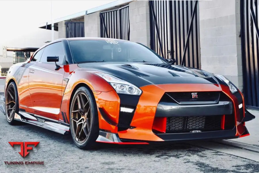 NISSAN GTR R35 EBA OE STYLE CARBON FIBER GRILLE BSD