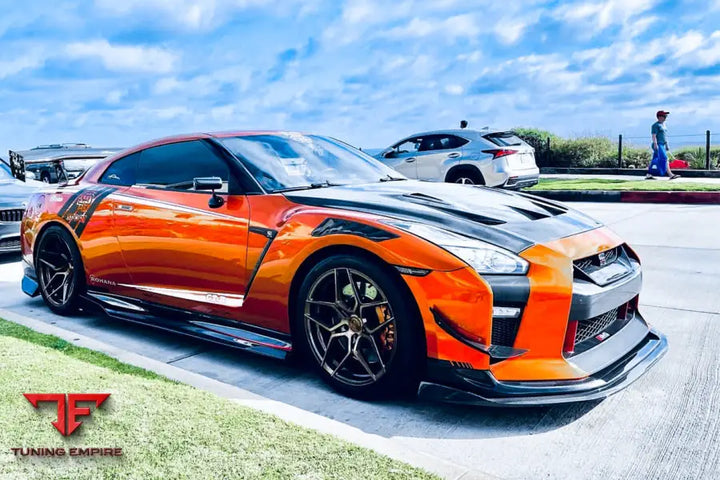 NISSAN GTR R35 EBA OE STYLE CARBON FIBER GRILLE BSD