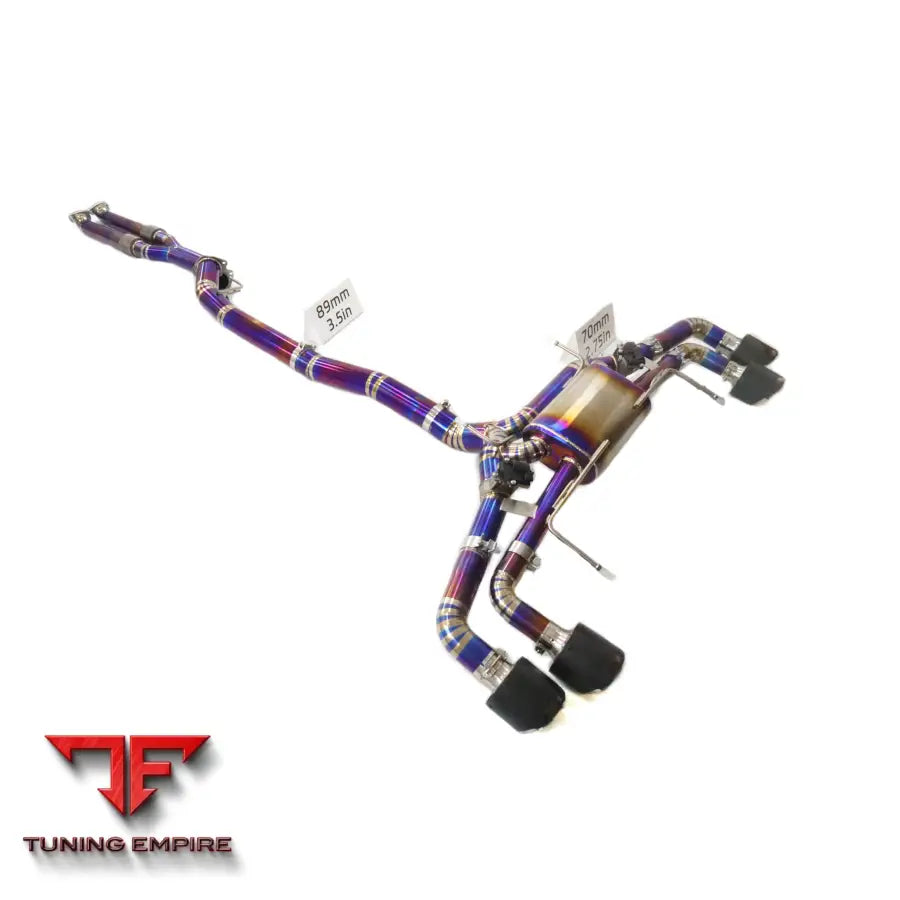 NISSAN GTR R35 VALVETRONIC TITANIUM RAZOR EXHAUST WITH MUFFLER VALVE