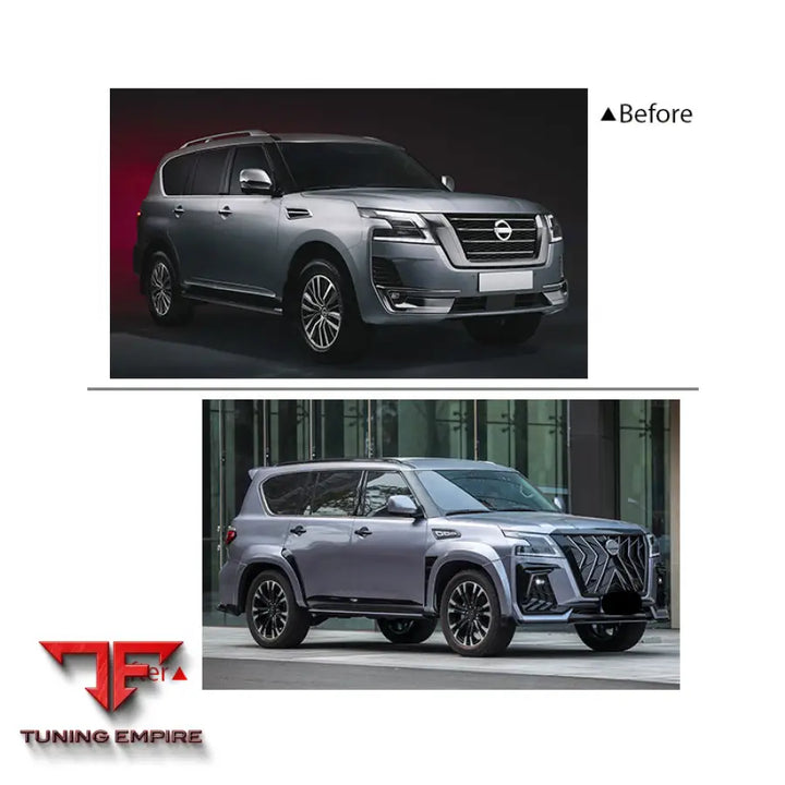 NISSAN PATROL UPGRADE TO BLACK HAWK BODY KIT 2020Y