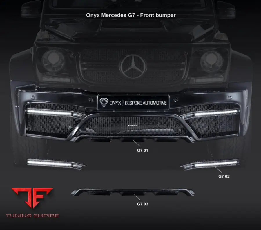 ONYX MERCEDES-BENZ G63 AMG G7 widebody kit up to 2018