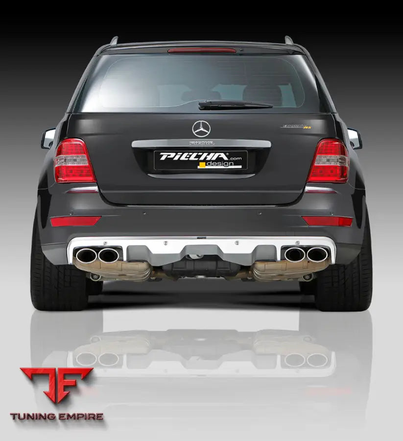 PIECHA MERCEDES-BENZ ML-CLASS W164 QUAD EXHAUST TAIL PIPES