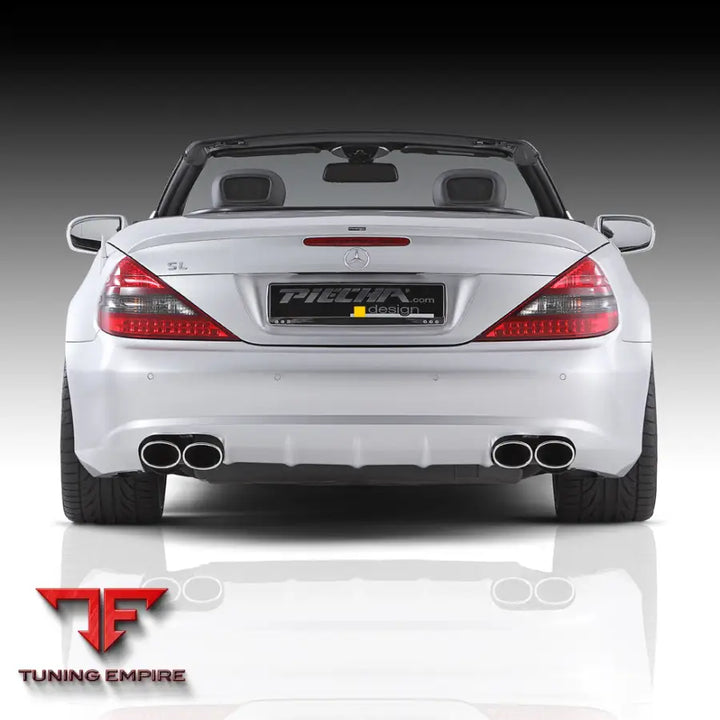 PIECHA MERCEDES-BENZ SL CLASS R230 EXHAUST SYSTEM WITH QUAD TIPS