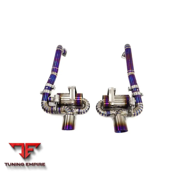 PORSCHE 718 982 2.0T GT4 TITANIUM CATBACK RAZOR EXHAUST WITH MUFFLER VALVE