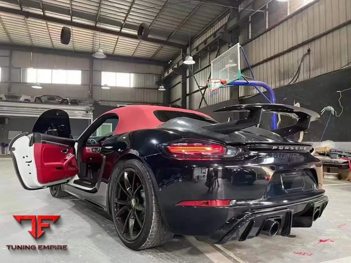 PORSCHE 718 982 DRY CARBON REAR SPOILER