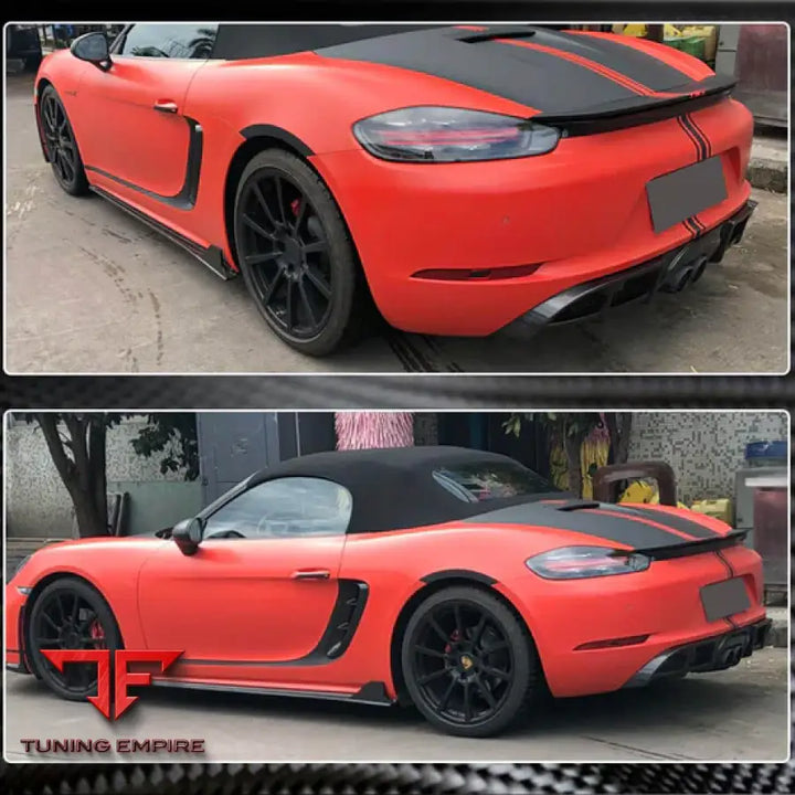 PORSCHE 718 (982) CAYMAN BOXSTER CARBON FIBER PARTS