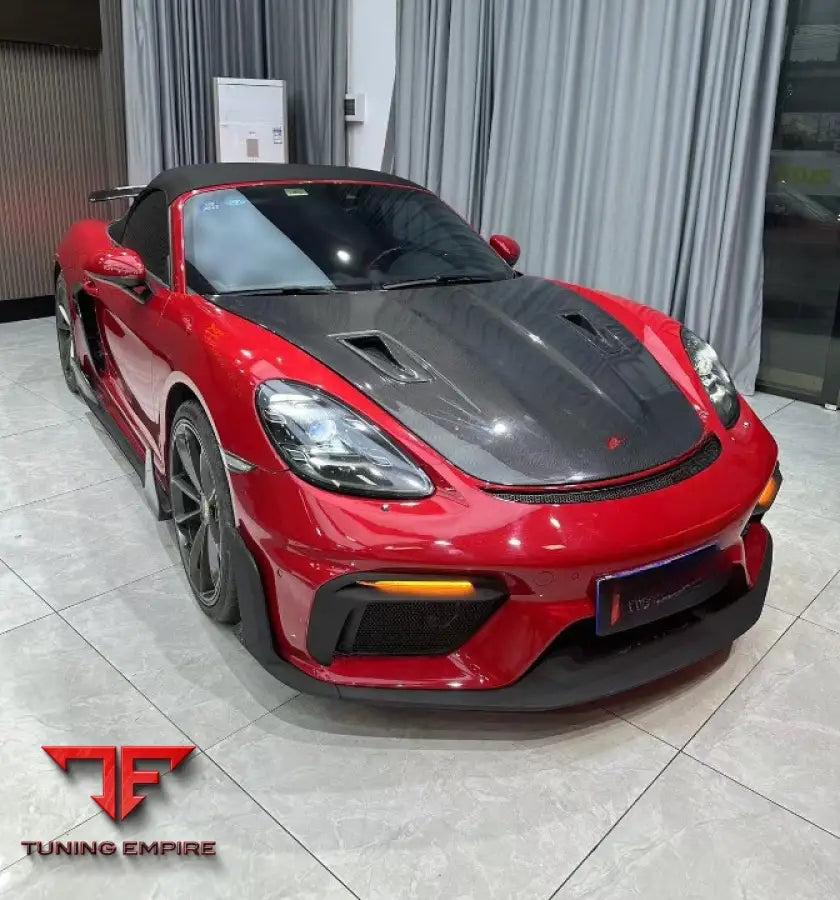 PORSCHE 718 982 CAYMAN BOXSTER UPGRADE TO GT4 2016 + CONVERSION DRY CARBON BODY KIT