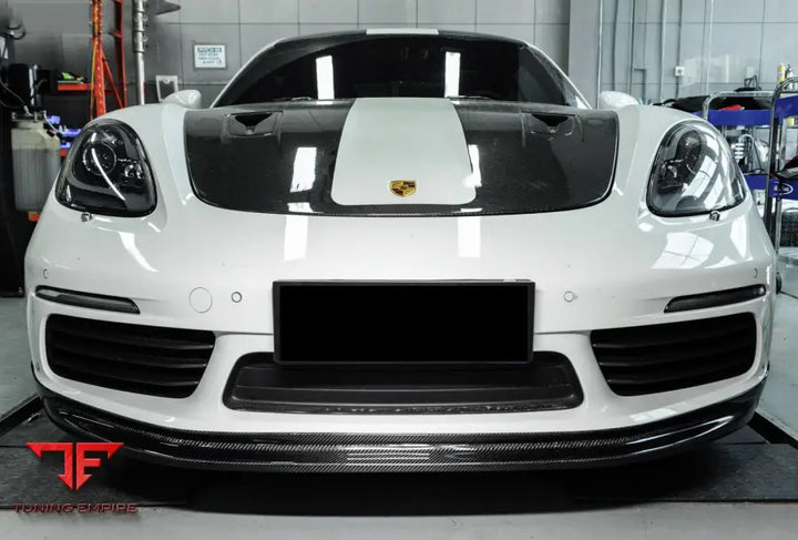 PORSCHE 718 CAYMAN & BOXSTER BKSS STYLE CARBON FIBER FRONT LIP BSD