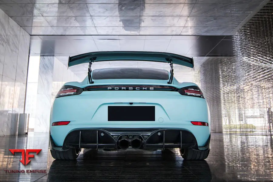 PORSCHE 718 CAYMAN & BOXSTER BKSS STYLE CARBON FIBER TRUNK SPOILER BSD