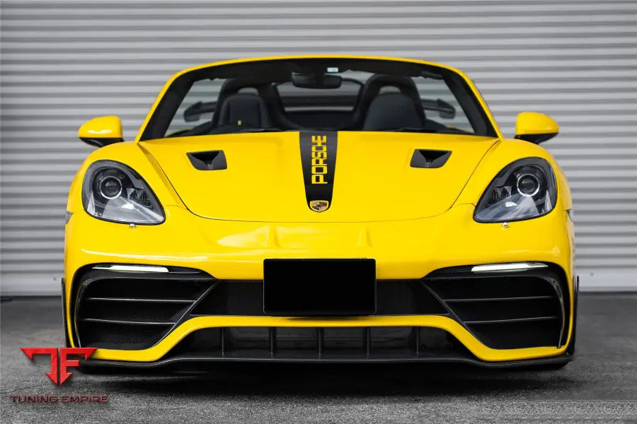 PORSCHE 718 CAYMAN & BOXSTER STUTTMATE PART CARBON FIBER FRONT BUMPER BSD