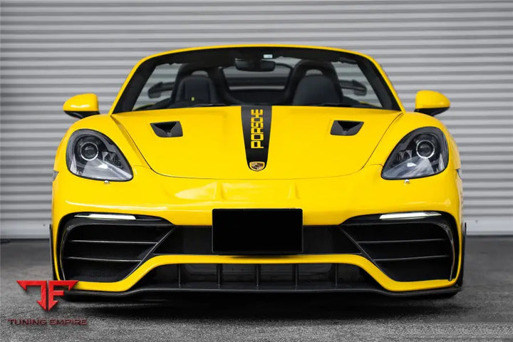 PORSCHE 718 CAYMAN & BOXSTER STUTTMATE PART CARBON FIBER FRONT BUMPER BSD