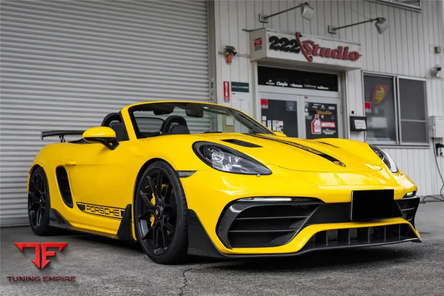 PORSCHE 718 CAYMAN & BOXSTER STUTTMATE PART CARBON FIBER FRONT BUMPER BSD