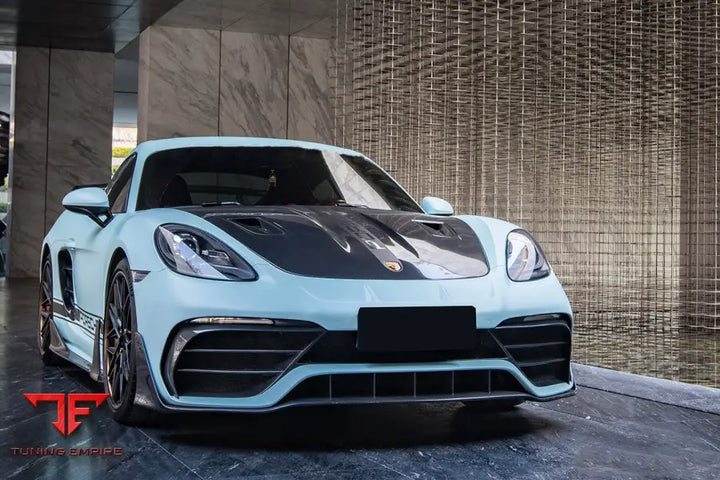 PORSCHE 718 CAYMAN & BOXSTER STUTTMATE PART CARBON FIBER FRONT BUMPER BSD