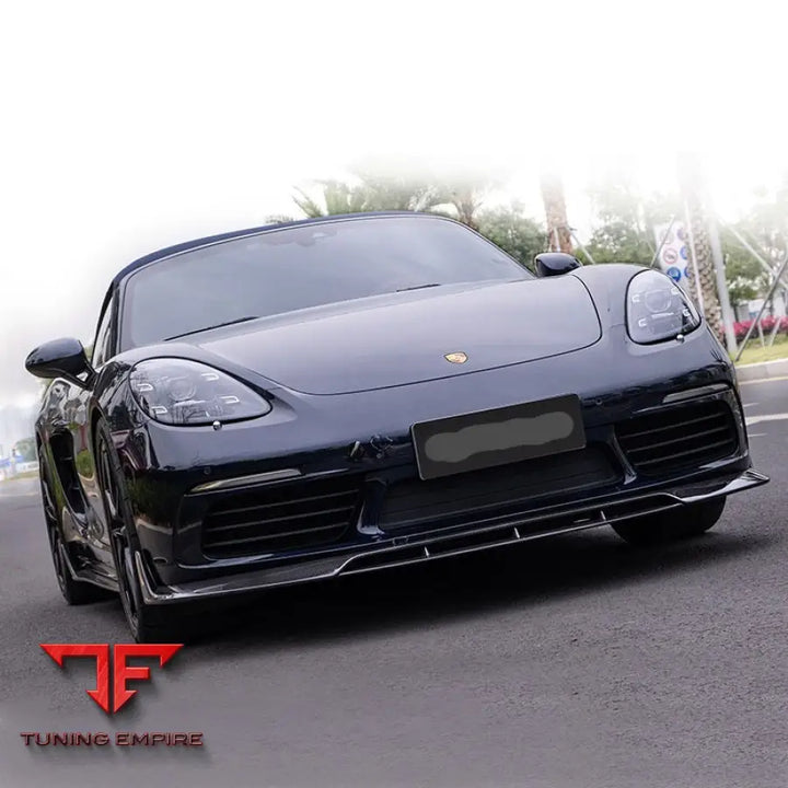 PORSCHE 718 CAYMAN BOXTER 2016 + FORZA DRY CARBON FRONT LIP