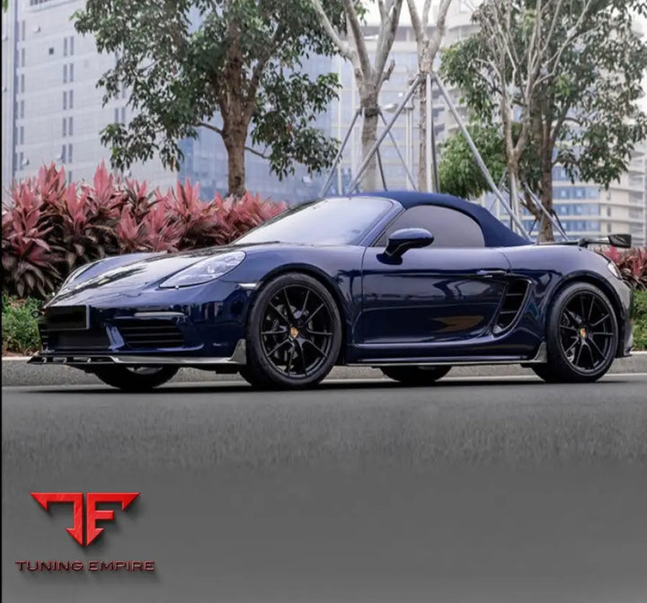 PORSCHE 718 CAYMAN BOXTER 2016 + FORZA DRY CARBON SIDE SKIRTS