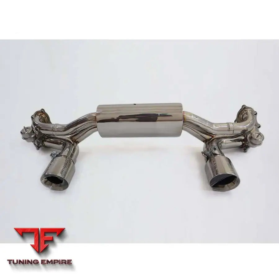 PORSCHE 718 CAYMAN GTS/GT4/SPYDER 4.0T STAINLESS STEEL CATBACK RAZOR EXHAUST WITH MUFFLER VALVE