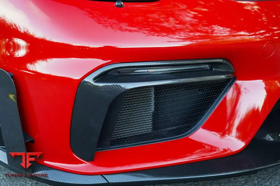 Porsche 718 GT4 carbon indicator shroud fitted