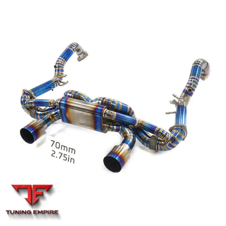 PORSCHE 718 GT4 RS 4.0L VALVETRONIC TITANIUM CATBACK RAZOR EXHAUST