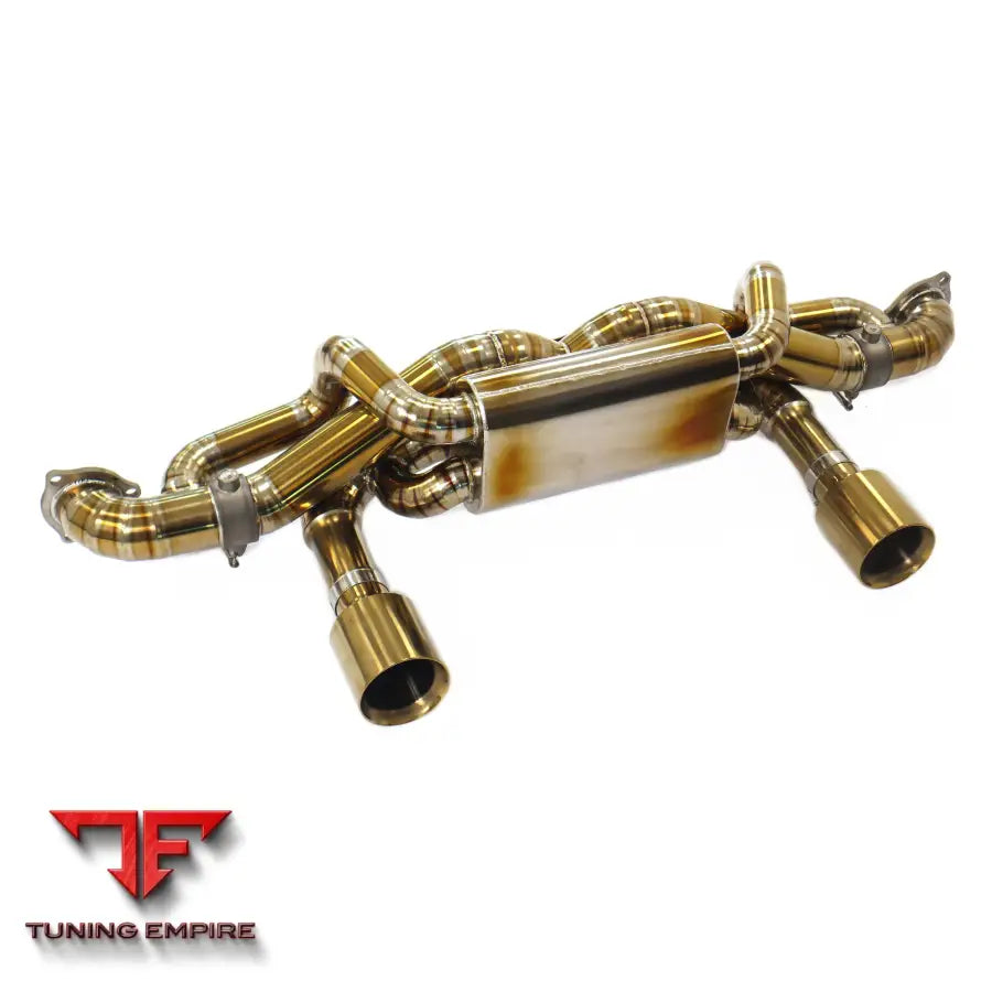 PORSCHE 718 GT4 RS 4.0L VALVETRONIC TITANIUM PIPE CATBACK RAZOR EXHAUST WITH MUFFLER VALVE