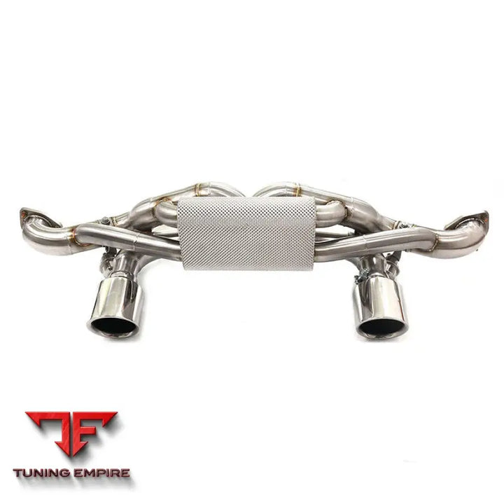 PORSCHE 718 GT4 RS 4.0T VALVETRONIC STAINLESS STEEL CATBACK RAZOR EXHAUST WITH MUFFLER VALVE