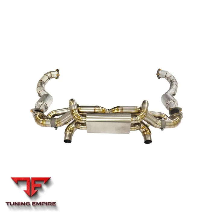 PORSCHE 718 GT4 RS STAINLESS STEEL CATBACK RAZOR EXHAUST
