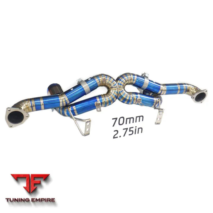 PORSCHE 718 GT4 RS TITANIUM CATBACK RAZOR EXHAUST