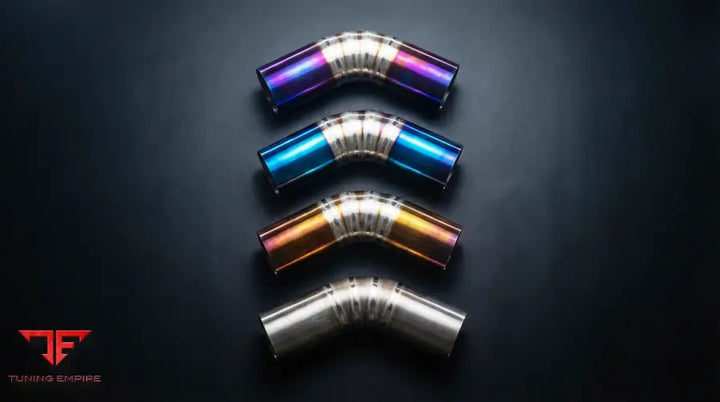 PORSCHE 718 GT4 RS TITANIUM CATBACK RAZOR EXHAUST DOWNPIPE WITH MUFFLER VALVE