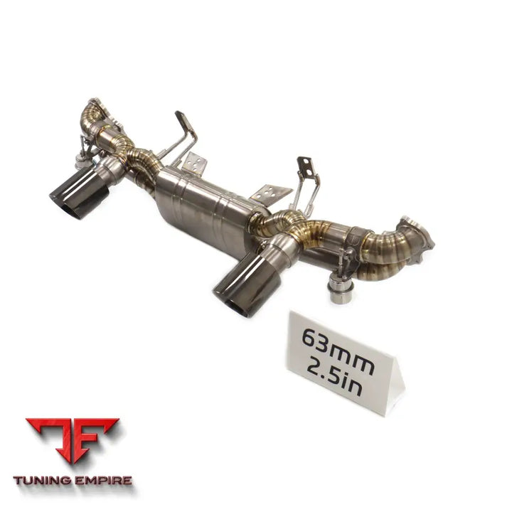 PORSCHE 718 GT4 VALVETRONIC TITANIUM CATBACK RAZOR EXHAUST WITH MUFFLER VALVE