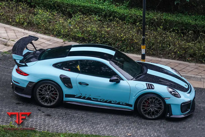 PORSCHE 911 / 991.1 & 991.2 CARRERAS GT2RS STYLE CARBON FIBER QUARTER PANEL SIDE SCOOPS BSD