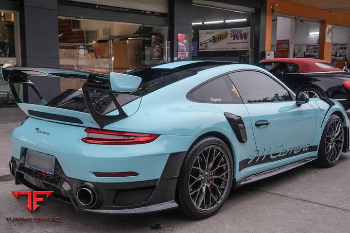 PORSCHE 911 / 991.1 & 991.2 CARRERAS GT2RS STYLE CARBON FIBER QUARTER PANEL SIDE SCOOPS BSD