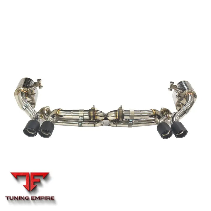 PORSCHE 911 991.1 3.8L STAINLESS STEEL CATBACK RAZOR EXHAUST WITH MUFFLER VALVE