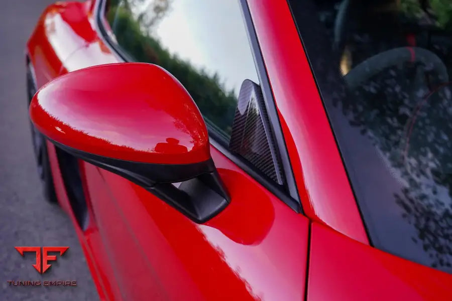 Porsche 911 991.1 carbon door triangle detail