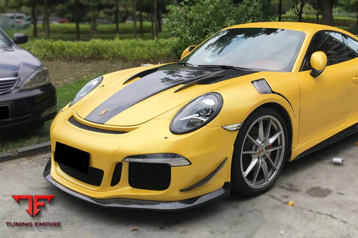 PORSCHE 911 / 991.1 CARRERATARGA S44S GT3 STYLE FRONT BUMPER CANARDS BSD