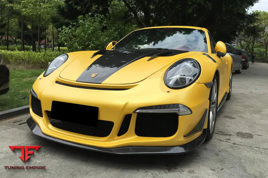 PORSCHE 911 / 991.1 CARRERATARGA S44S GT3 STYLE FRONT BUMPER CANARDS BSD