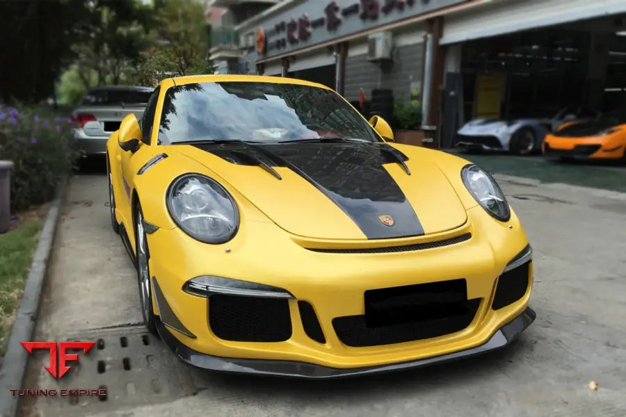 PORSCHE 911 / 991.1 CARRERATARGA S44S GT3 STYLE FRONT BUMPER CANARDS BSD