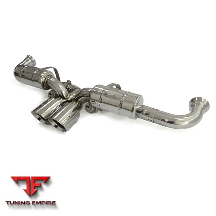 PORSCHE 911 991.1 GT3 STAINLESS STEEL CATBACK RAZOR EXHAUST WITH MUFFLER VALVE