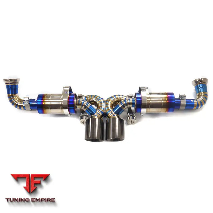 PORSCHE 911 991.1 GT3 VALVETRONIC TITANIUM PIPE CATBACK RAZOR EXHAUST WITH MUFFLER VALVE