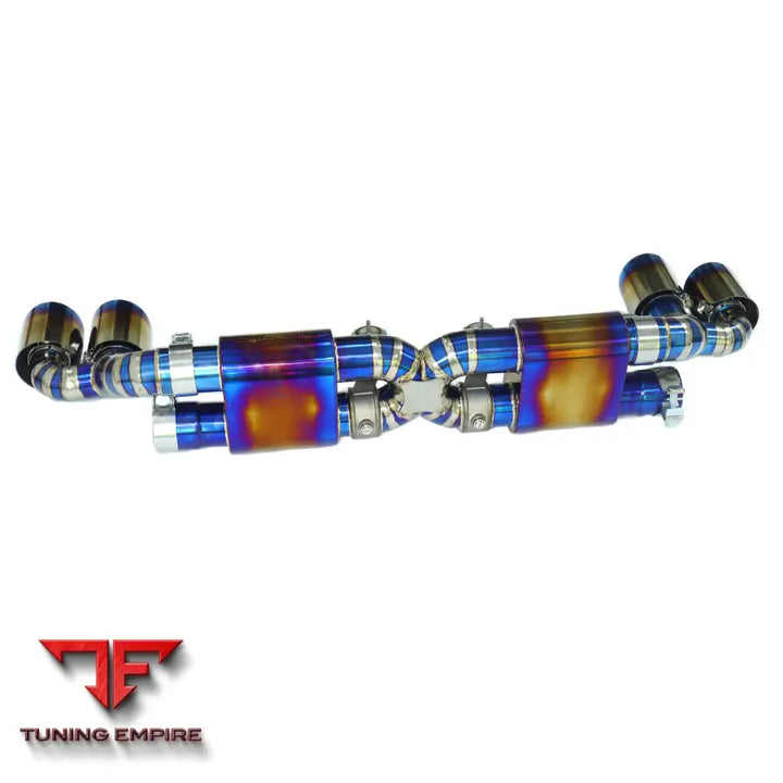 PORSCHE 911 991.2 3.0T TITANIUM CATBACK RAZOR EXHAUST WITH MUFFLER VALVE