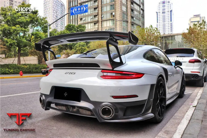 PORSCHE 911 / 991.2 CARRERA & S GT2RS STYLE PARTIAL CARBON FIBER REAR BUMPER BSD