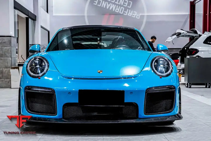 PORSCHE 911 / 991.2 CARRERA & TARGA 4 & 4S GT2RS STYLE PARTIAL CARBON FIBER FRONT BUMPER BSD