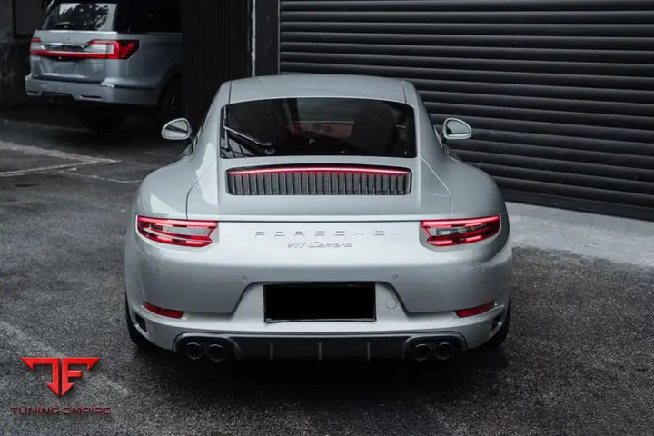 PORSCHE 911 / 991.2 CARRERATARGAS4SGTS OD STYLE QUAD EXHAUST REAR LIP BSD